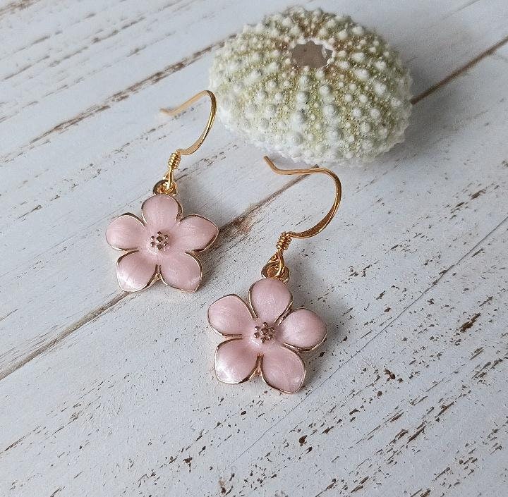 Flower Earrings | Small Flower Earrings | Floral | Grey | Pink (Pack of 3) SRP $8.00