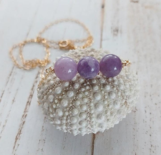 Amethyst Necklace | Dainty | Gold Filled | Birth Stone | Jewelry (Pack of 3) 16" SRP $35.00 18" SRP $40.00
