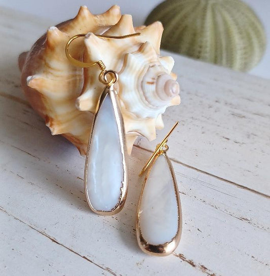 Mother of Pearl Earring | Pearl Jewelry | Minimalist | Beachy (Pack of 3) SRP $20.00